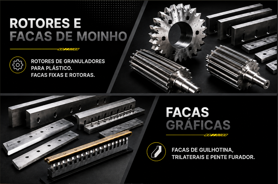 Rotores e Facas de Moinho